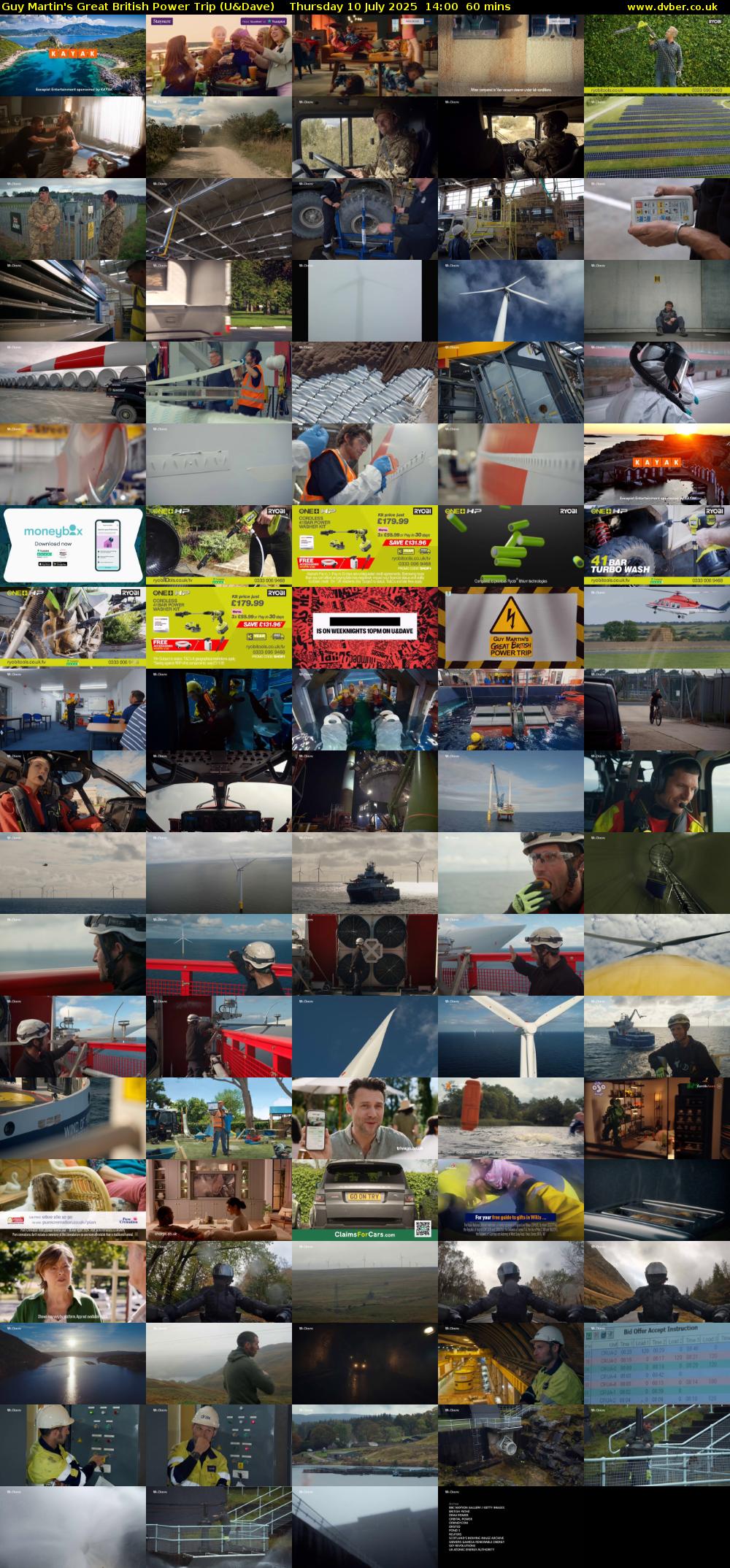 Guy Martin's Great British Power Trip (U&Dave) Thursday 10 July 2025 14:00 - 15:00