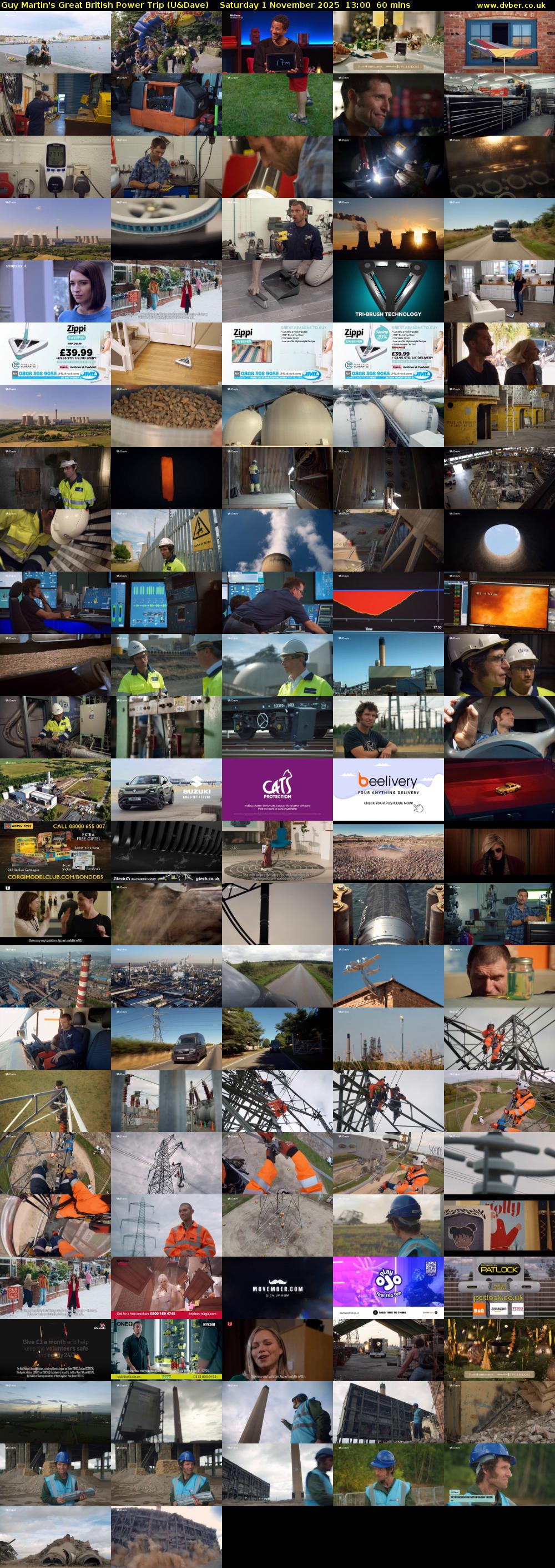 Guy Martin's Great British Power Trip (U&Dave) Saturday 1 November 2025 13:00 - 14:00