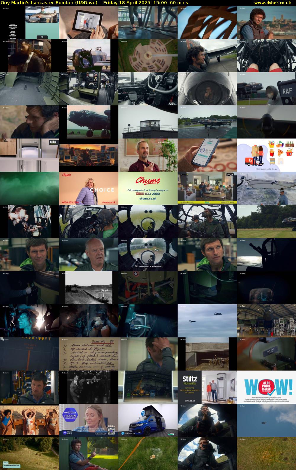 Guy Martin's Lancaster Bomber (U&Dave) Friday 18 April 2025 15:00 - 16:00