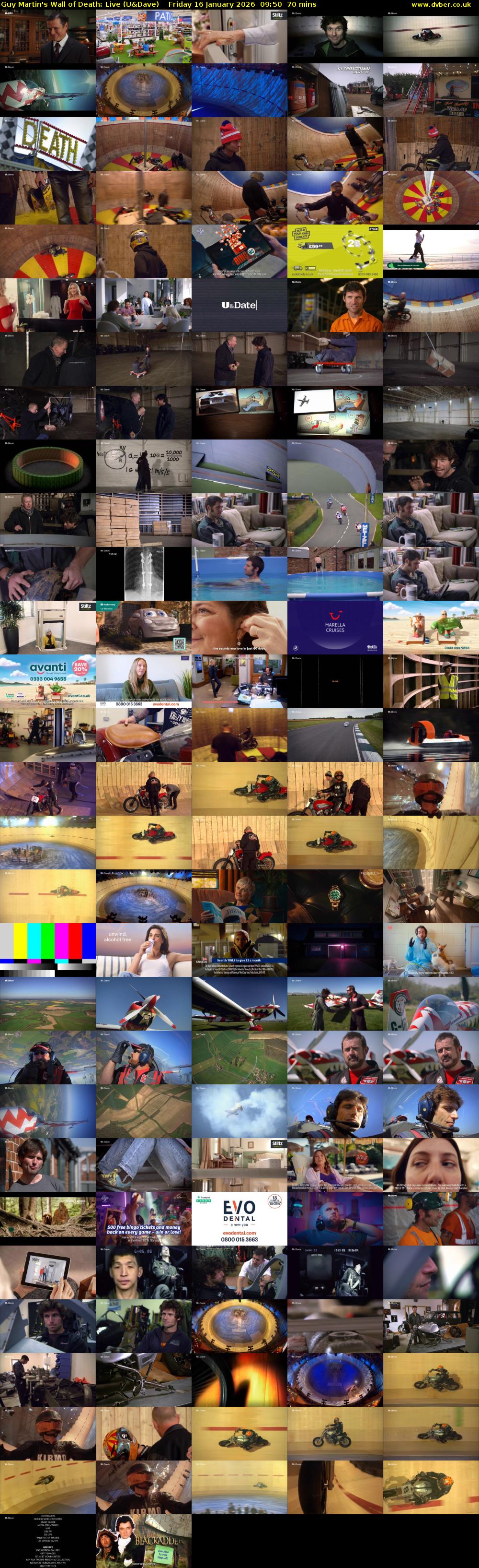 Guy Martin's Wall of Death: Live (U&Dave) Friday 16 January 2026 09:50 - 11:00