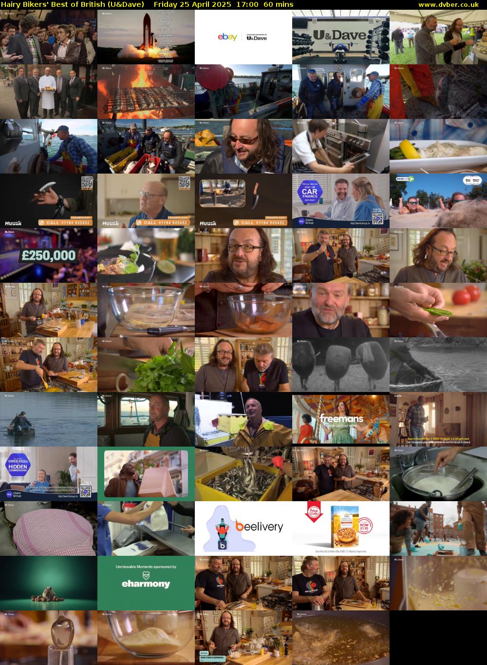 Hairy Bikers' Best of British (U&Dave) Friday 25 April 2025 17:00 - 18:00