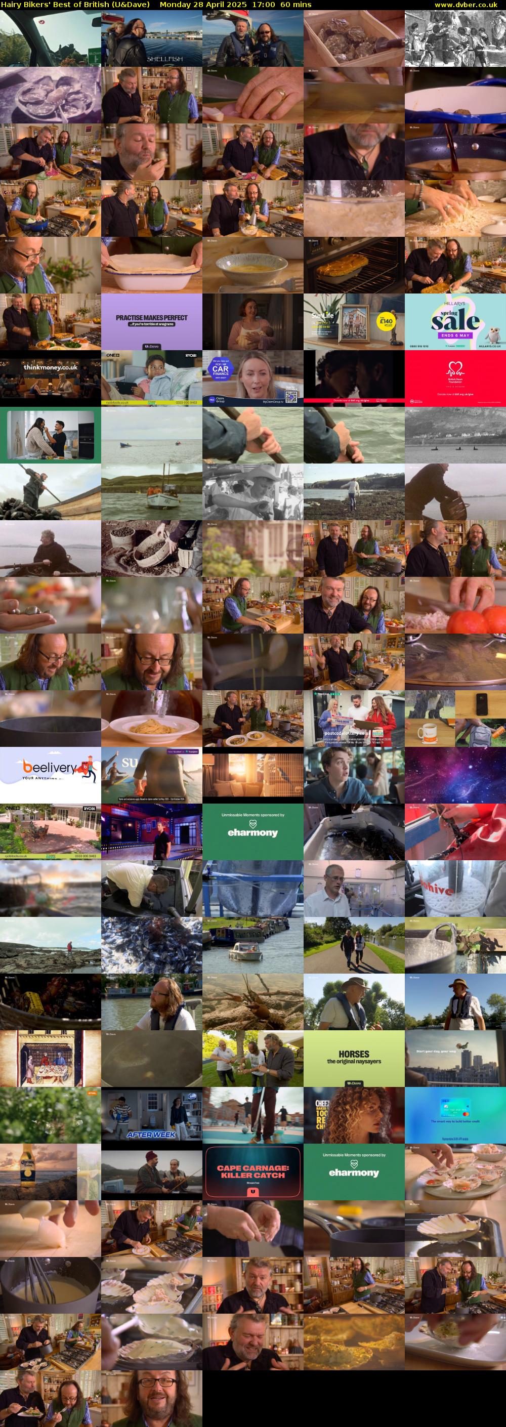 Hairy Bikers' Best of British (U&Dave) Monday 28 April 2025 17:00 - 18:00
