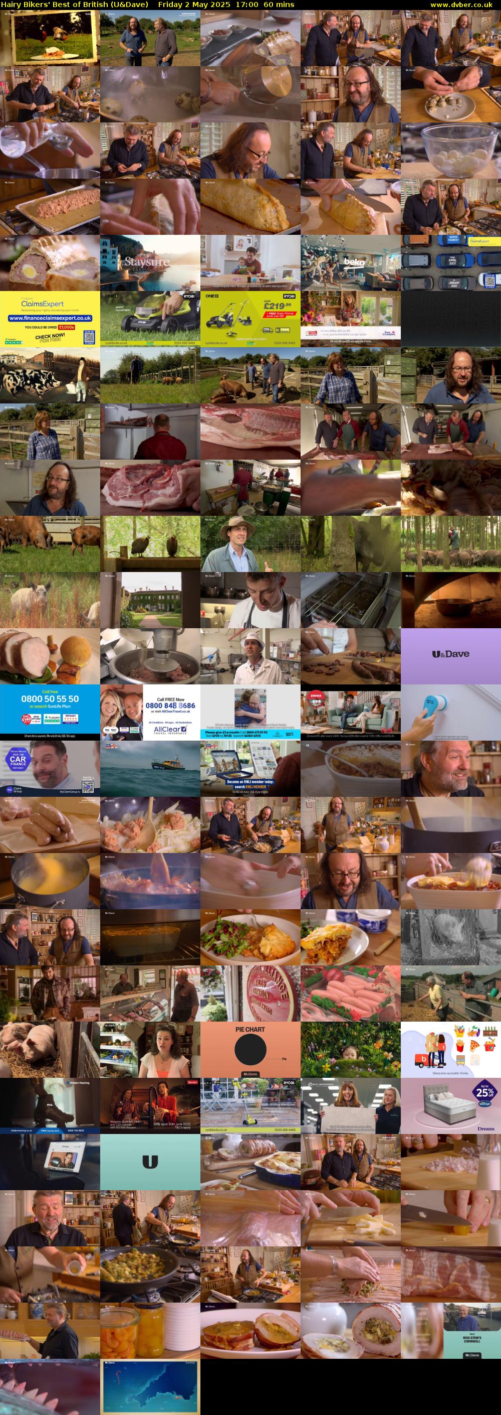 Hairy Bikers' Best of British (U&Dave) Friday 2 May 2025 17:00 - 18:00