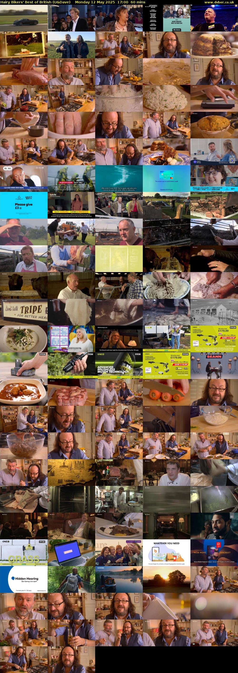 Hairy Bikers' Best of British (U&Dave) Monday 12 May 2025 17:00 - 18:00