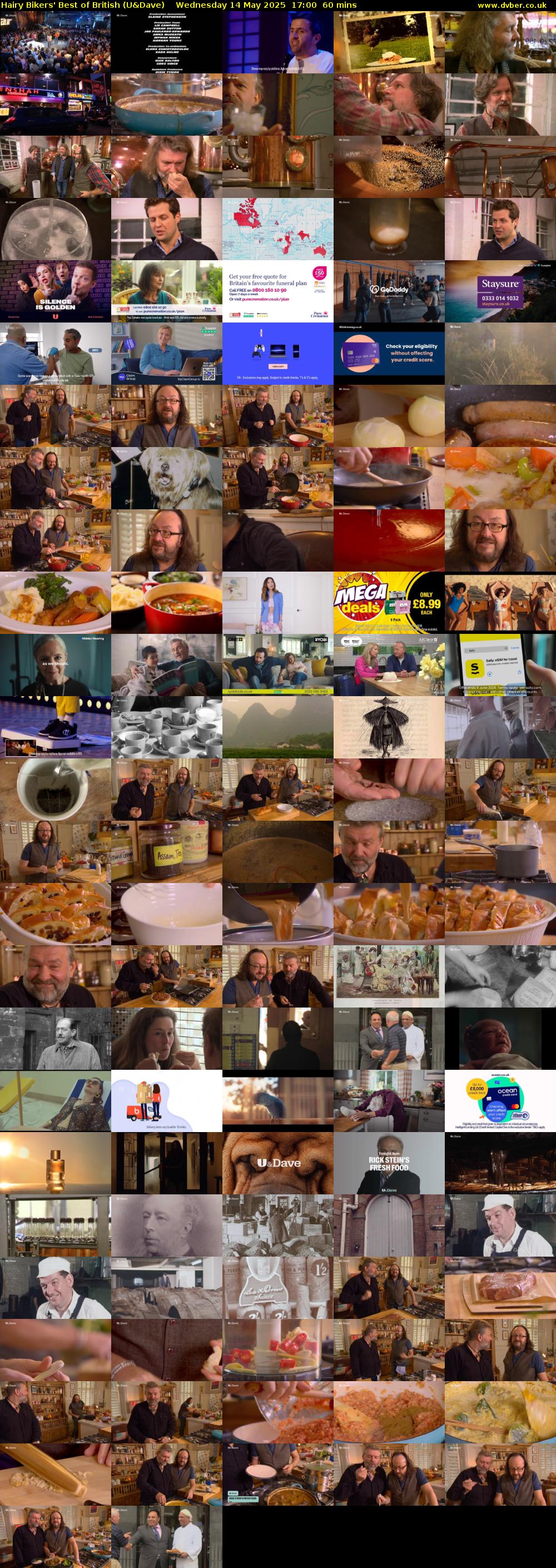 Hairy Bikers' Best of British (U&Dave) Wednesday 14 May 2025 17:00 - 18:00