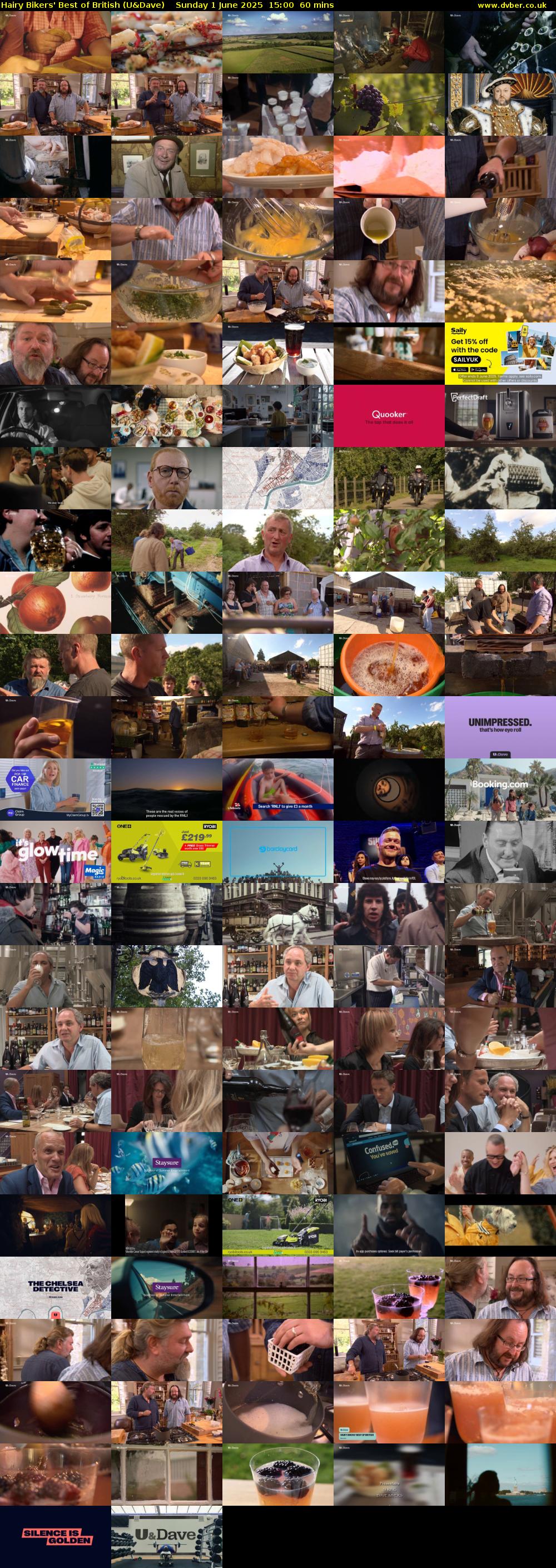 Hairy Bikers' Best of British (U&Dave) Sunday 1 June 2025 15:00 - 16:00