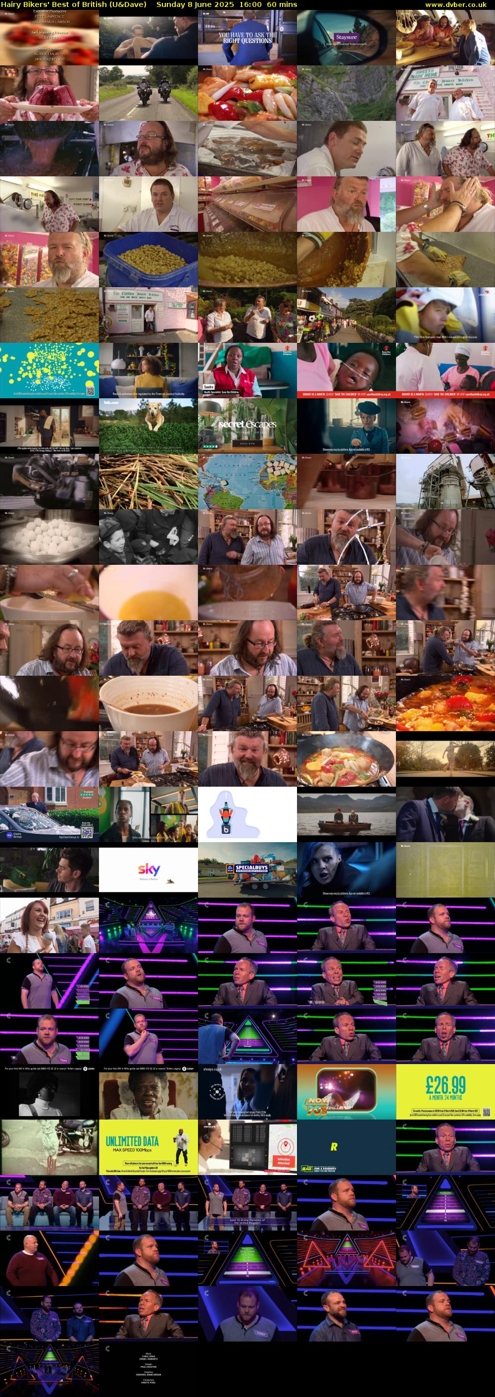 Hairy Bikers' Best of British (U&Dave) Sunday 8 June 2025 16:00 - 17:00