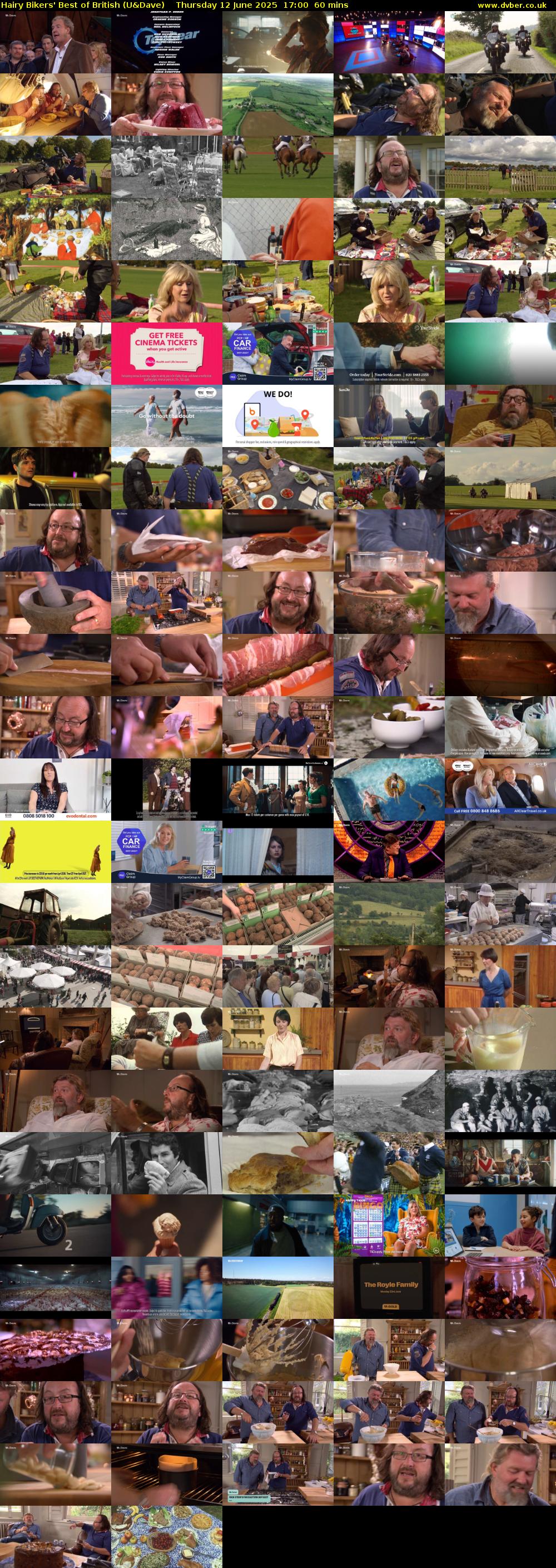 Hairy Bikers' Best of British (U&Dave) Thursday 12 June 2025 17:00 - 18:00