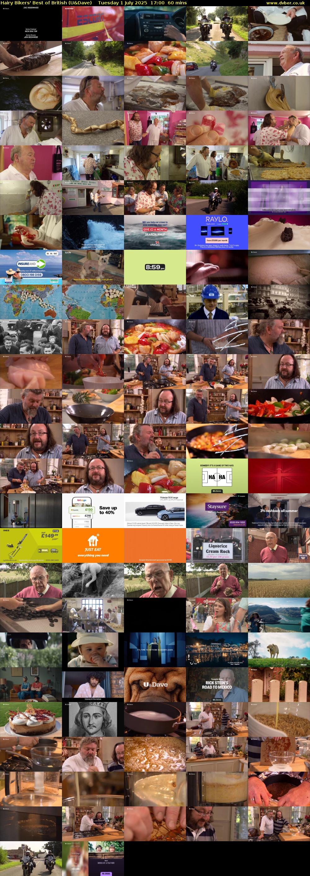 Hairy Bikers' Best of British (U&Dave) Tuesday 1 July 2025 17:00 - 18:00