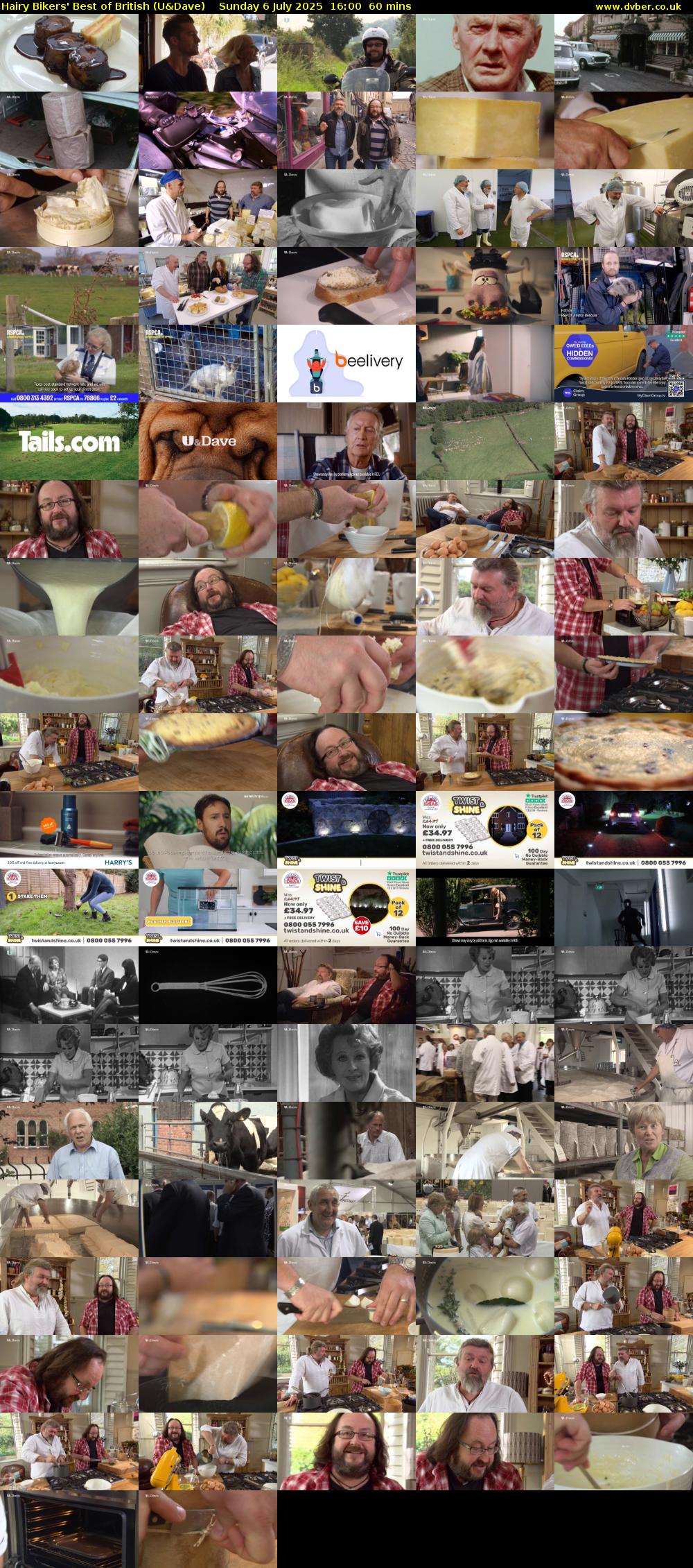 Hairy Bikers' Best of British (U&Dave) Sunday 6 July 2025 16:00 - 17:00