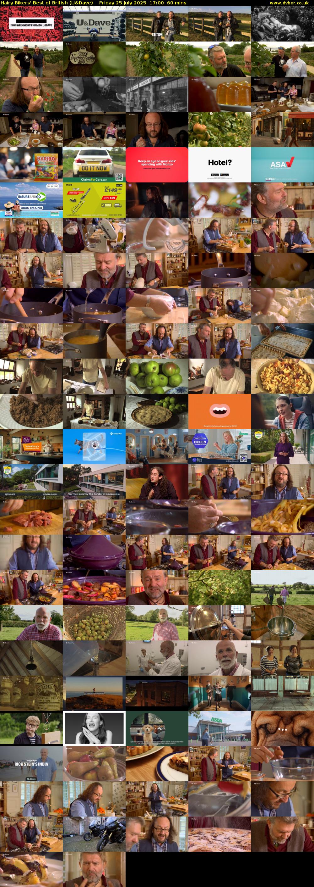 Hairy Bikers' Best of British (U&Dave) Friday 25 July 2025 17:00 - 18:00