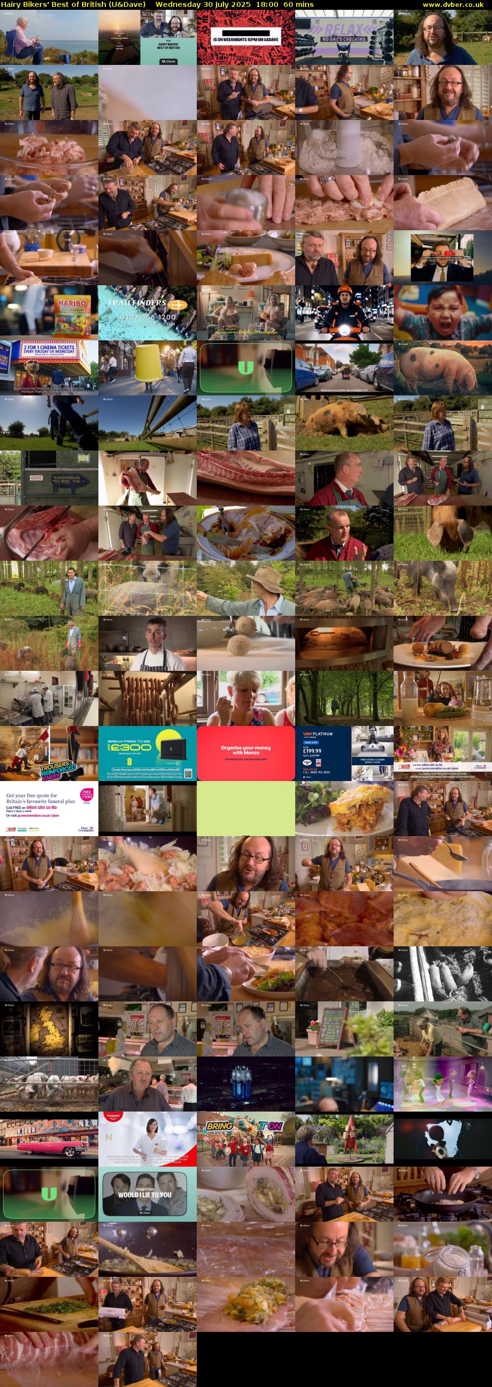 Hairy Bikers' Best of British (U&Dave) Wednesday 30 July 2025 18:00 - 19:00