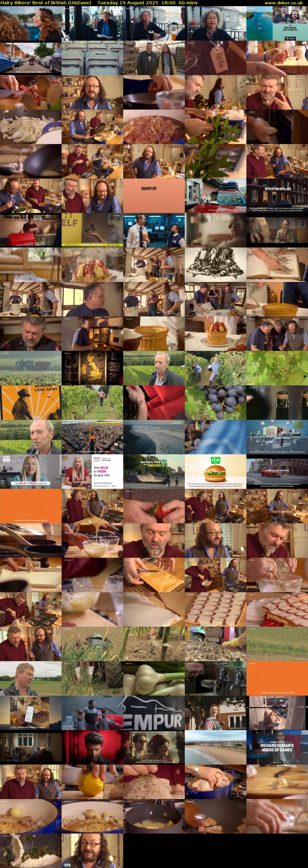 Hairy Bikers' Best of British (U&Dave) Tuesday 19 August 2025 18:00 - 19:00