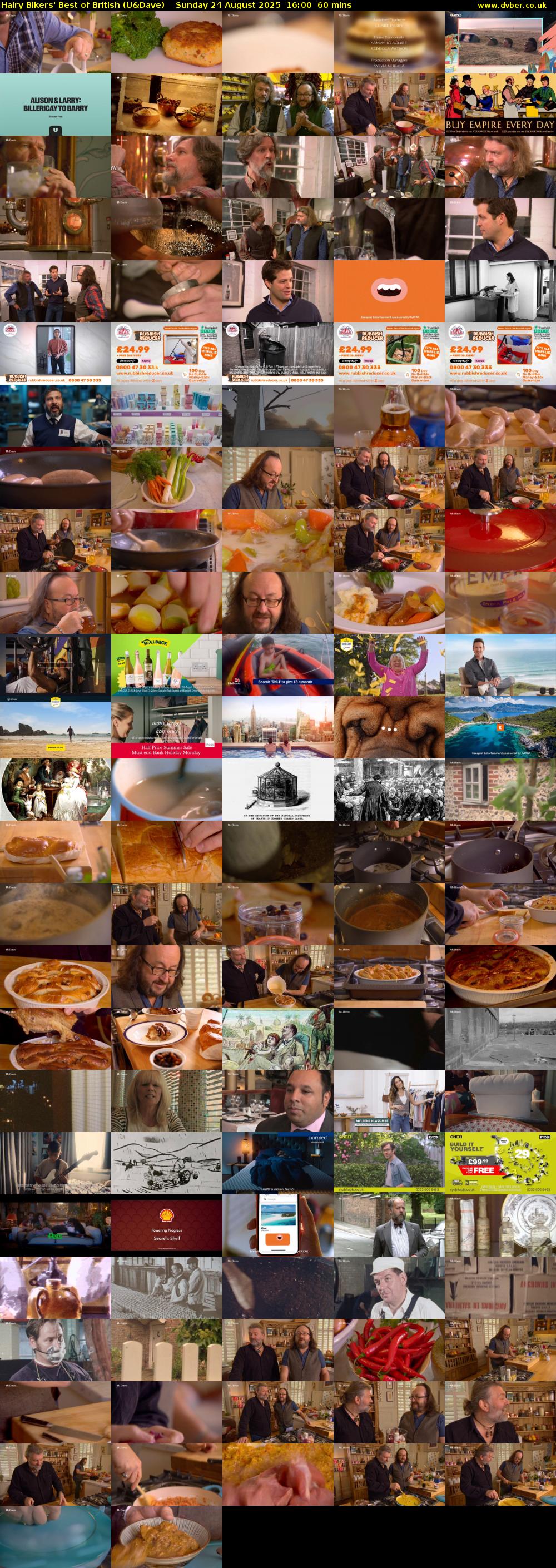 Hairy Bikers' Best of British (U&Dave) Sunday 24 August 2025 16:00 - 17:00