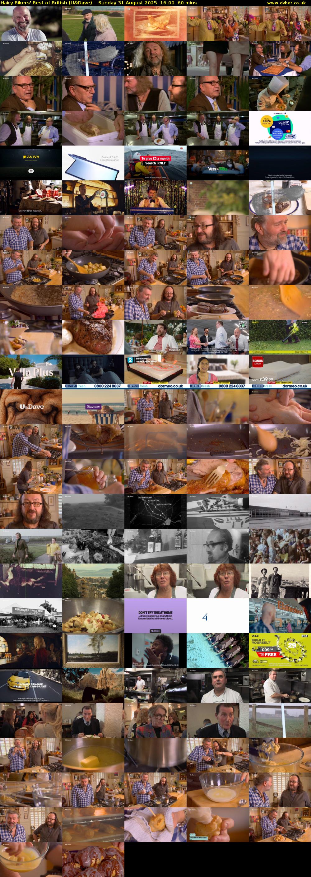 Hairy Bikers' Best of British (U&Dave) Sunday 31 August 2025 16:00 - 17:00