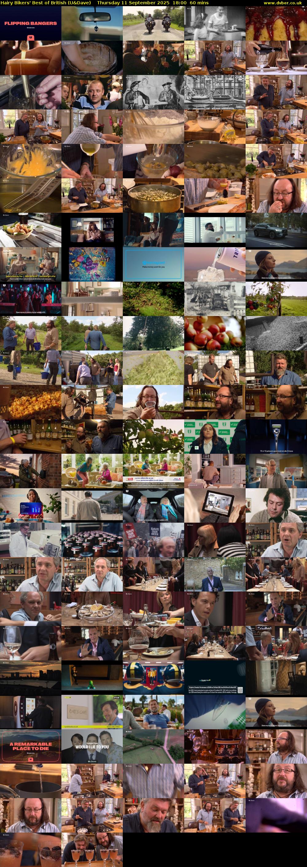 Hairy Bikers' Best of British (U&Dave) Thursday 11 September 2025 18:00 - 19:00
