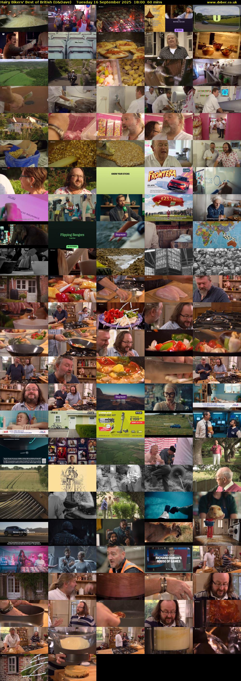 Hairy Bikers' Best of British (U&Dave) Tuesday 16 September 2025 18:00 - 19:00