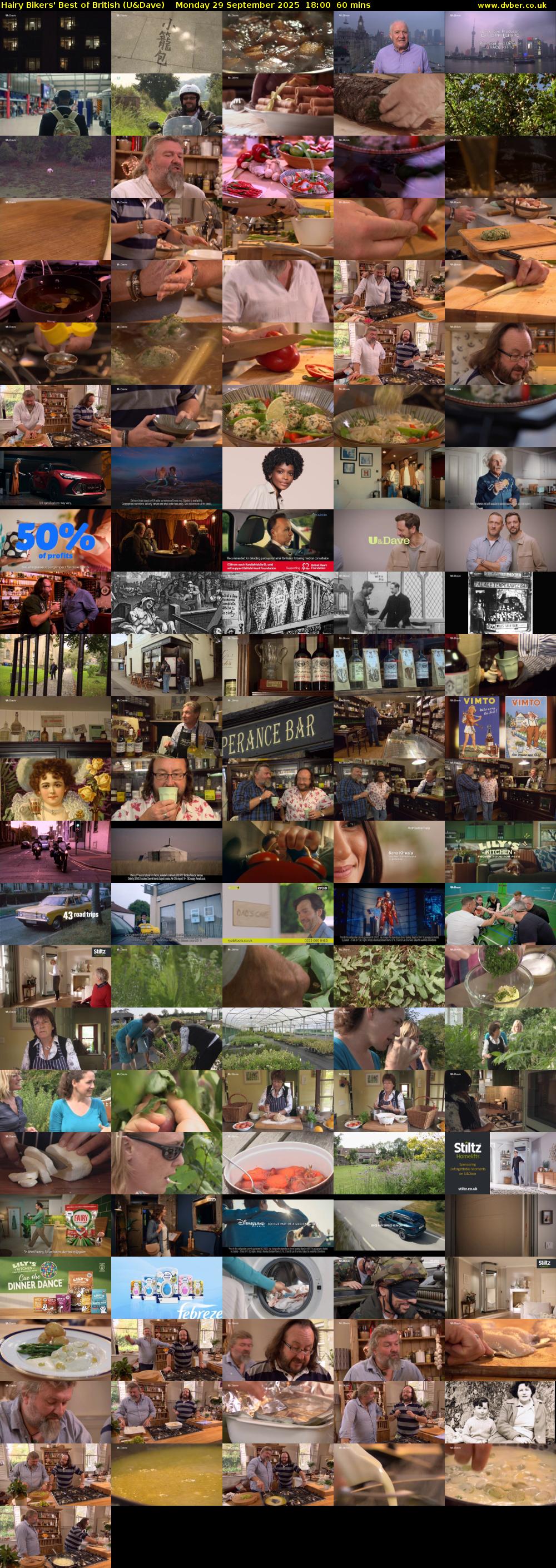 Hairy Bikers' Best of British (U&Dave) Monday 29 September 2025 18:00 - 19:00