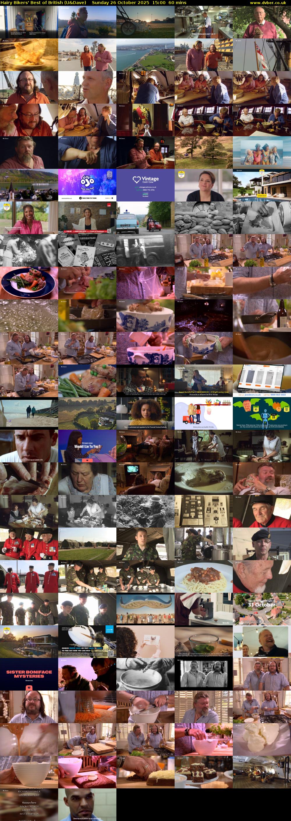 Hairy Bikers' Best of British (U&Dave) Sunday 26 October 2025 15:00 - 16:00