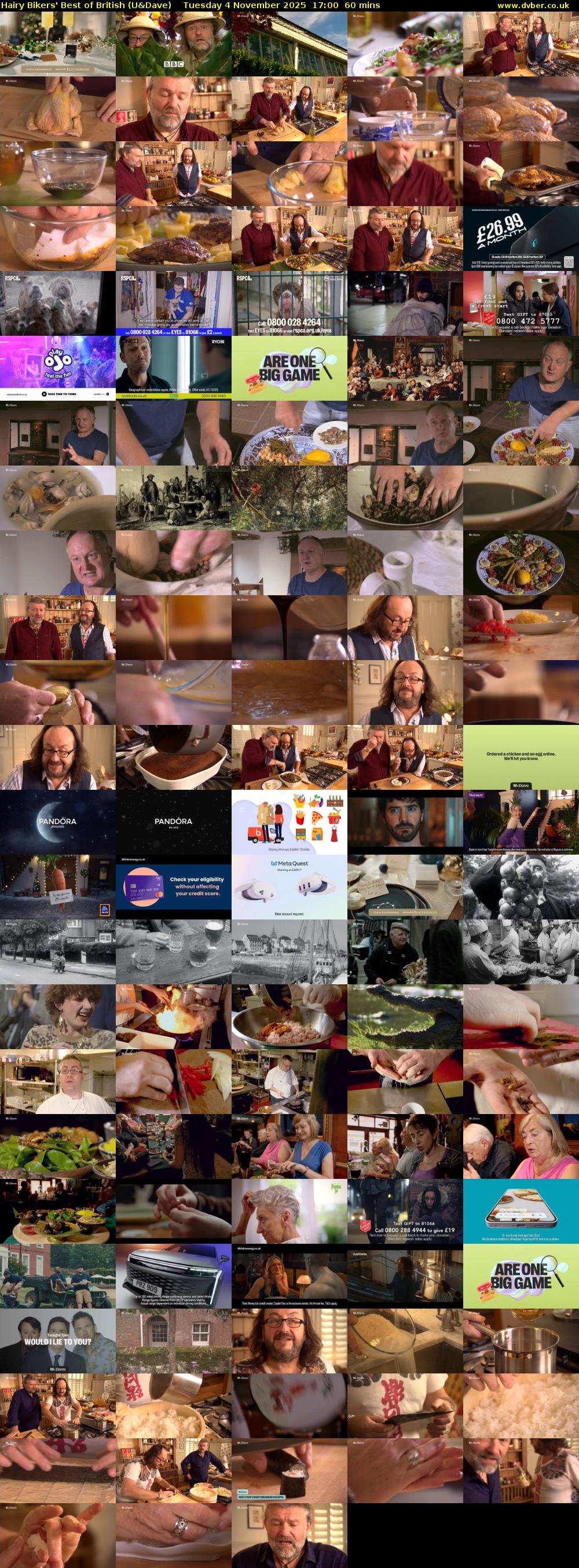 Hairy Bikers' Best of British (U&Dave) Tuesday 4 November 2025 17:00 - 18:00