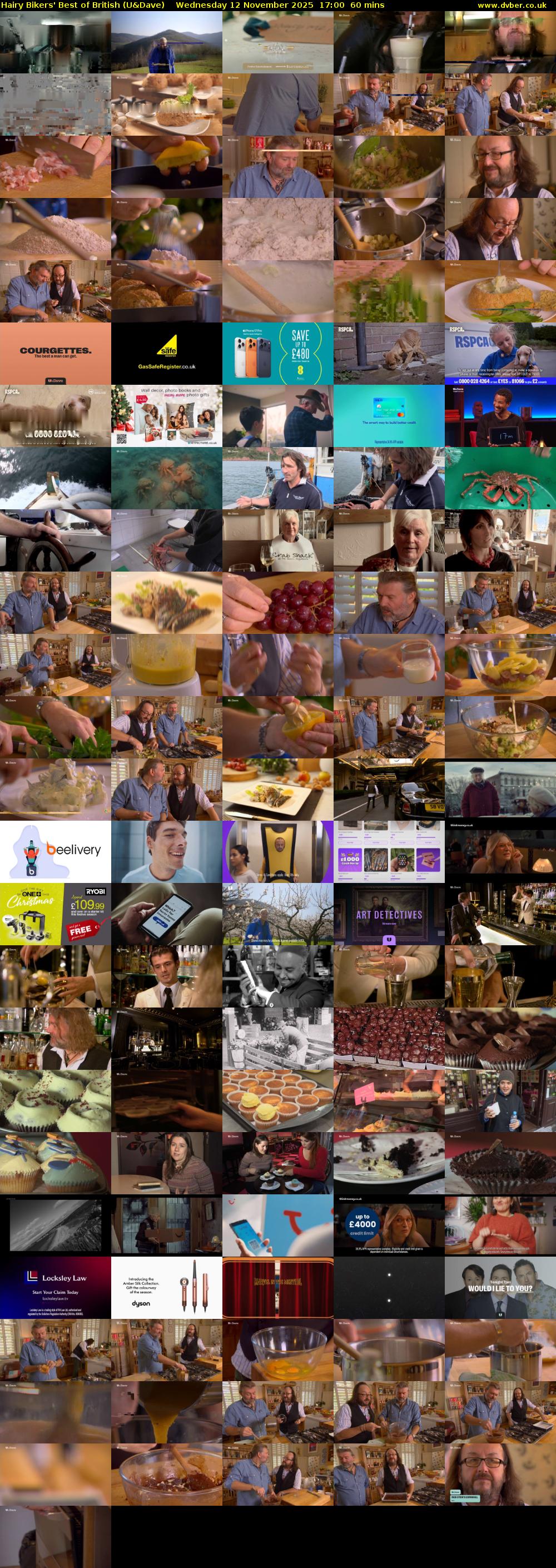 Hairy Bikers' Best of British (U&Dave) Wednesday 12 November 2025 17:00 - 18:00