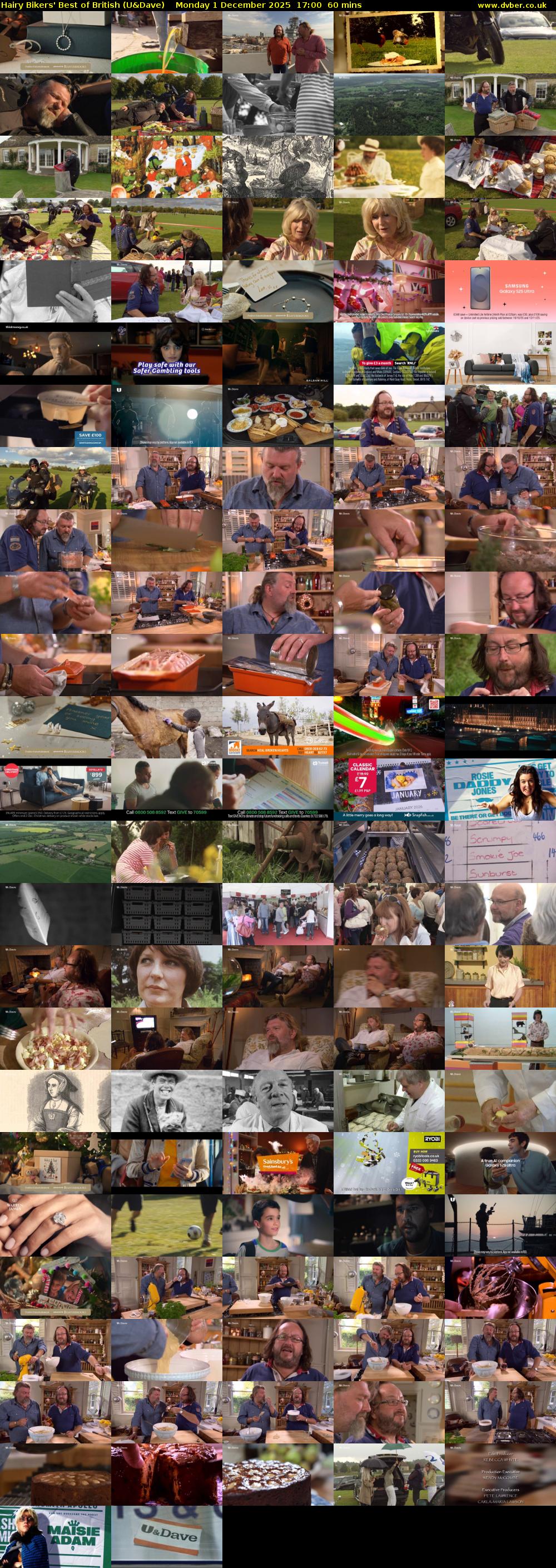 Hairy Bikers' Best of British (U&Dave) Monday 1 December 2025 17:00 - 18:00