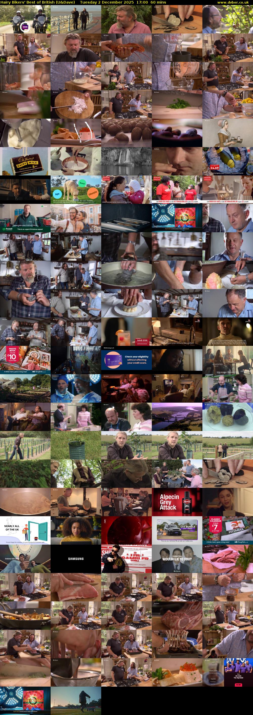 Hairy Bikers' Best of British (U&Dave) Tuesday 2 December 2025 17:00 - 18:00