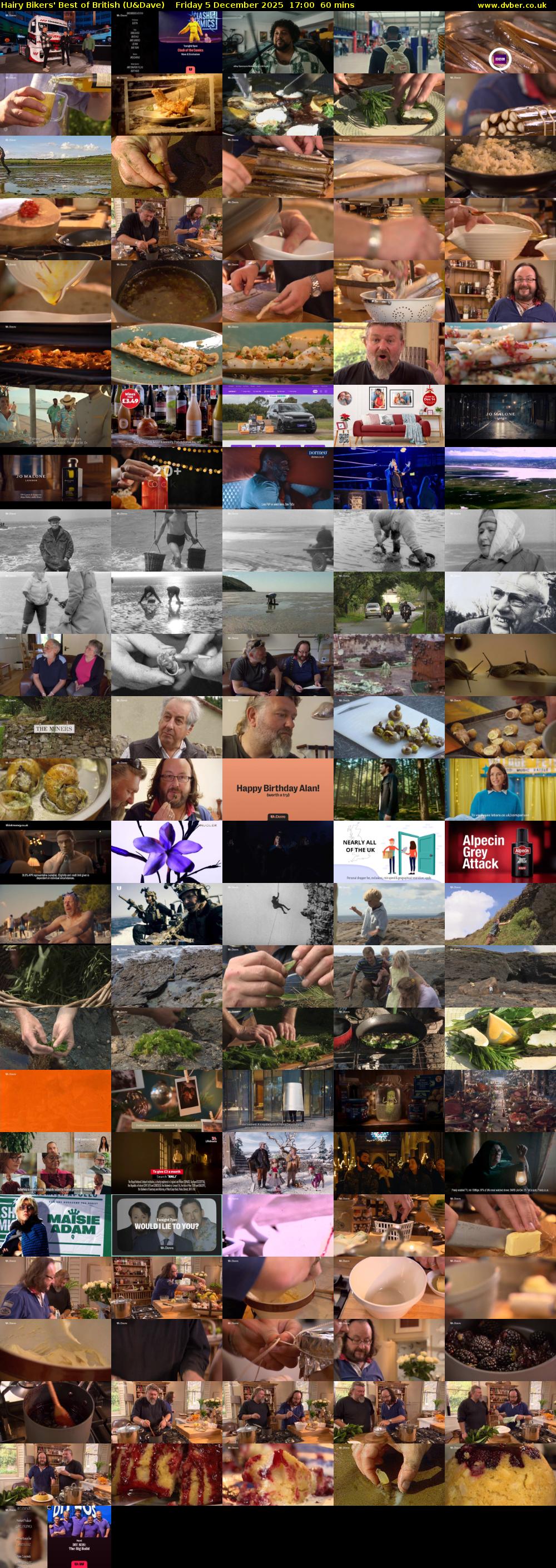 Hairy Bikers' Best of British (U&Dave) Friday 5 December 2025 17:00 - 18:00