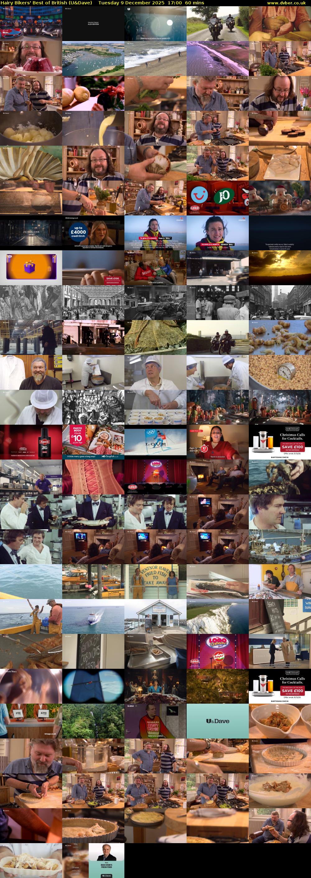 Hairy Bikers' Best of British (U&Dave) Tuesday 9 December 2025 17:00 - 18:00