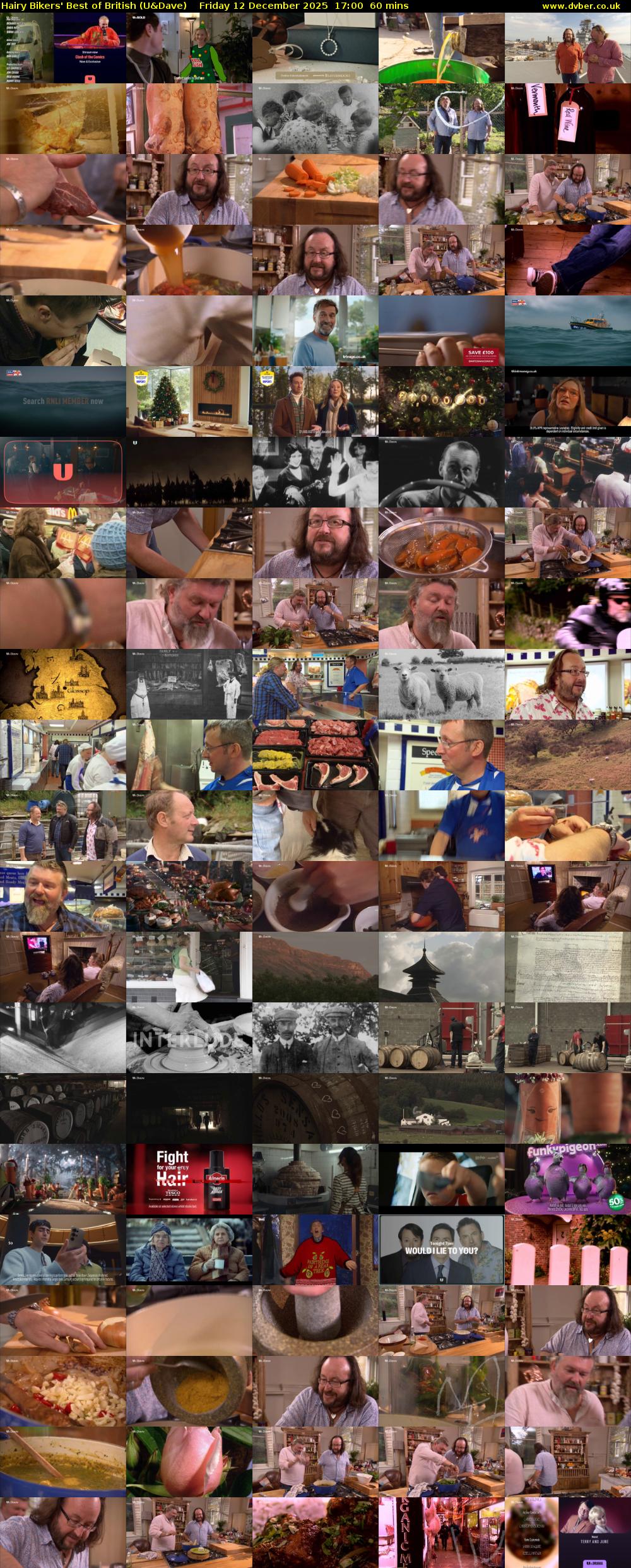 Hairy Bikers' Best of British (U&Dave) Friday 12 December 2025 17:00 - 18:00