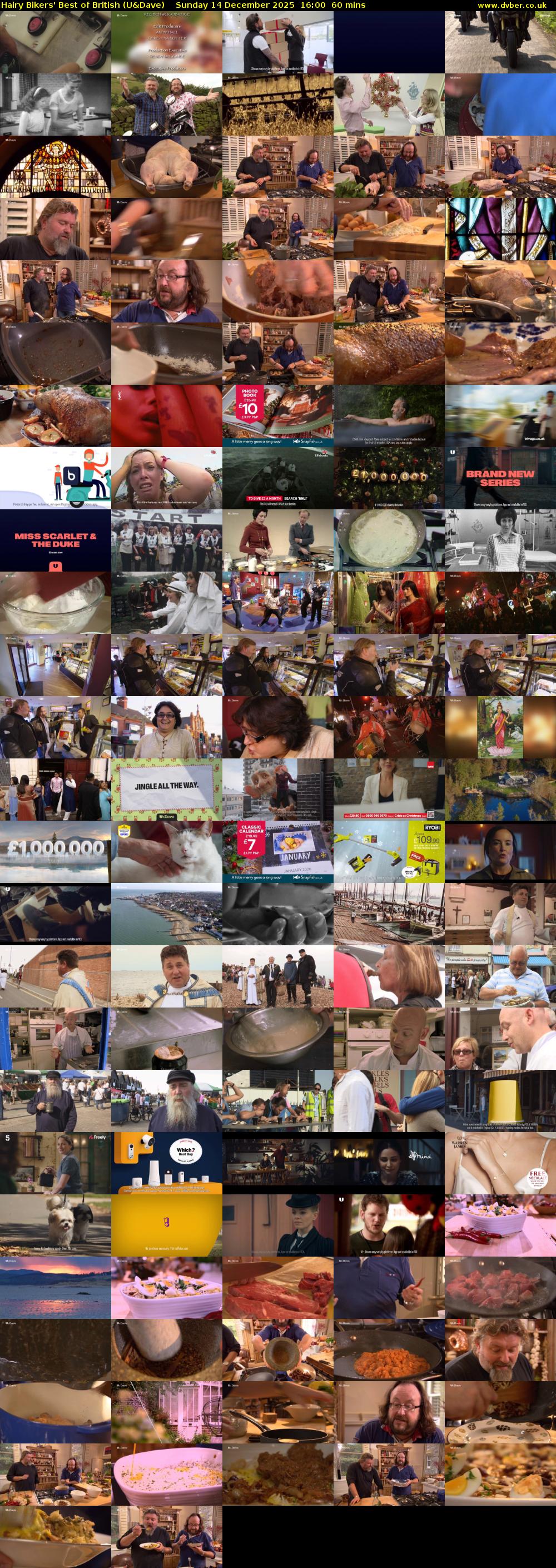 Hairy Bikers' Best of British (U&Dave) Sunday 14 December 2025 16:00 - 17:00