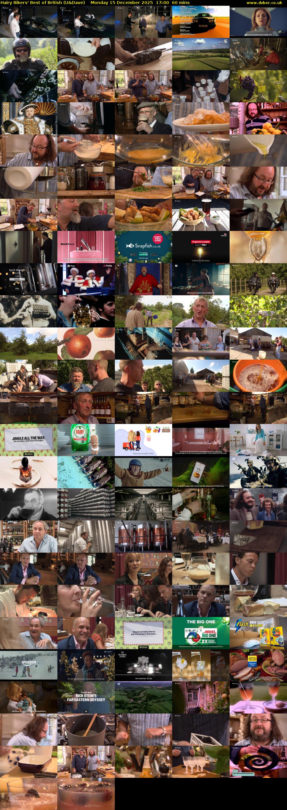 Hairy Bikers' Best of British (U&Dave) Monday 15 December 2025 17:00 - 18:00