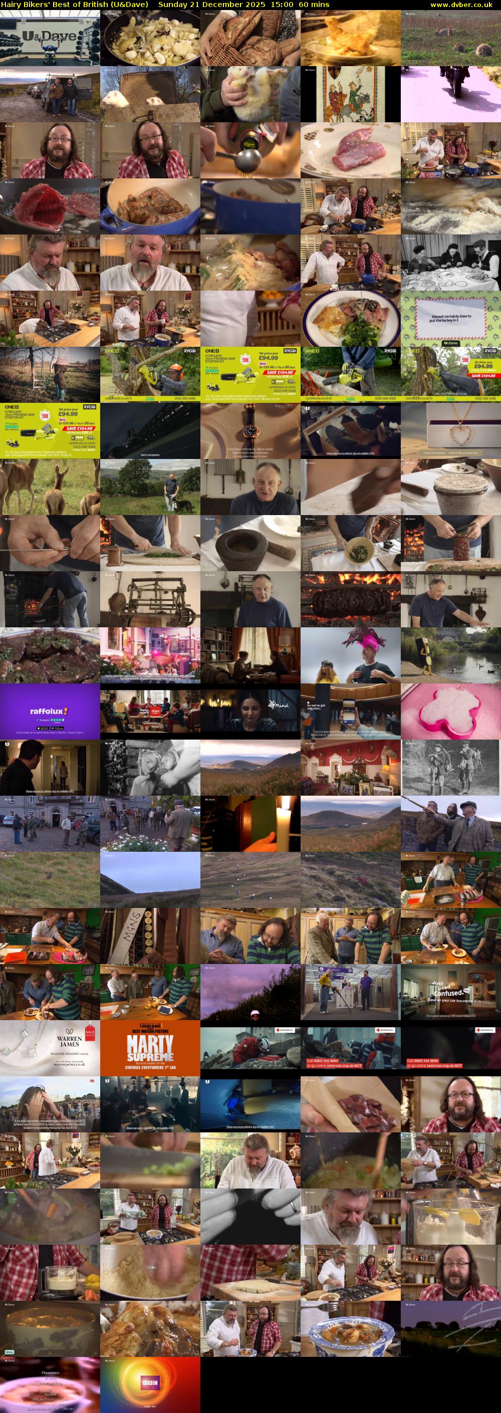 Hairy Bikers' Best of British (U&Dave) Sunday 21 December 2025 15:00 - 16:00