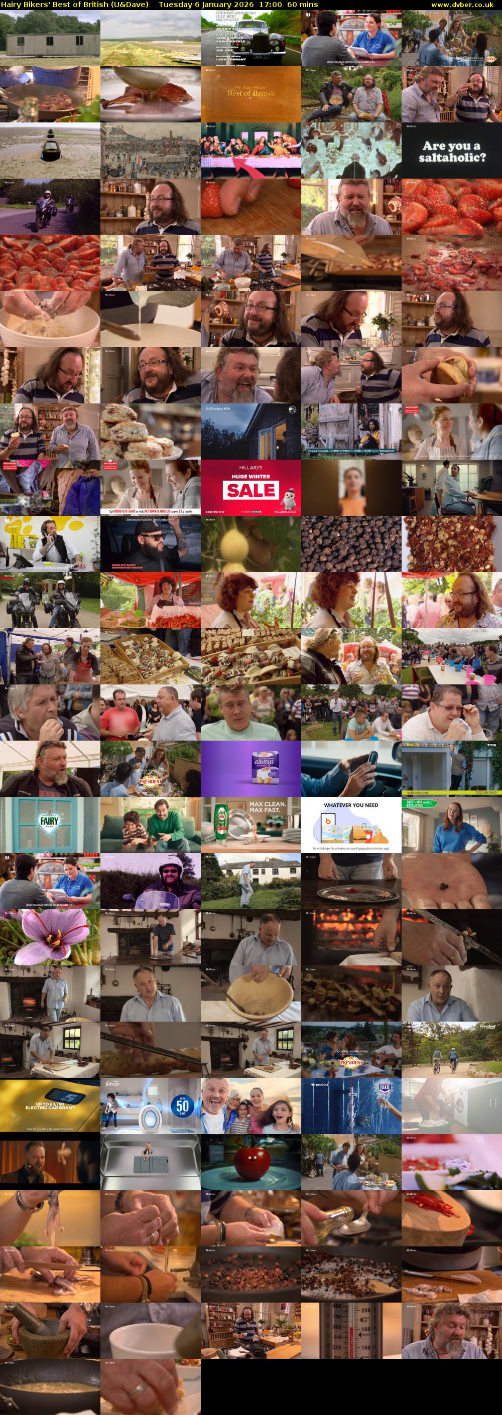 Hairy Bikers' Best of British (U&Dave) Tuesday 6 January 2026 17:00 - 18:00