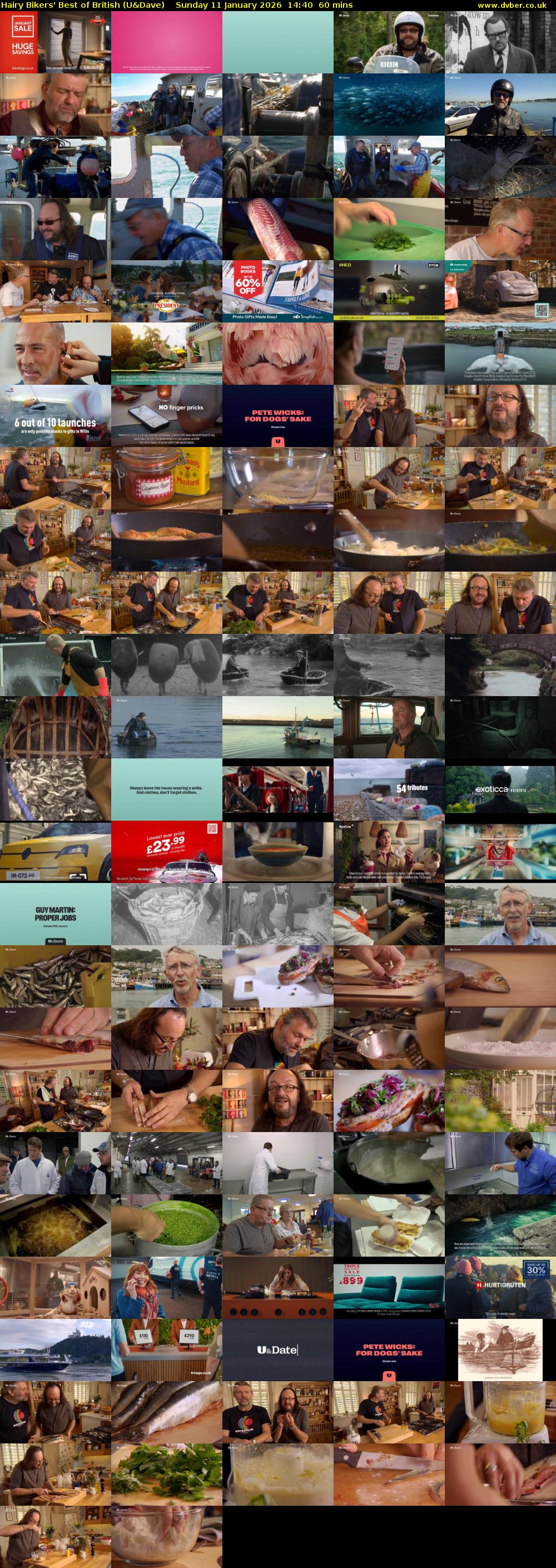 Hairy Bikers' Best of British (U&Dave) Sunday 11 January 2026 14:40 - 15:40
