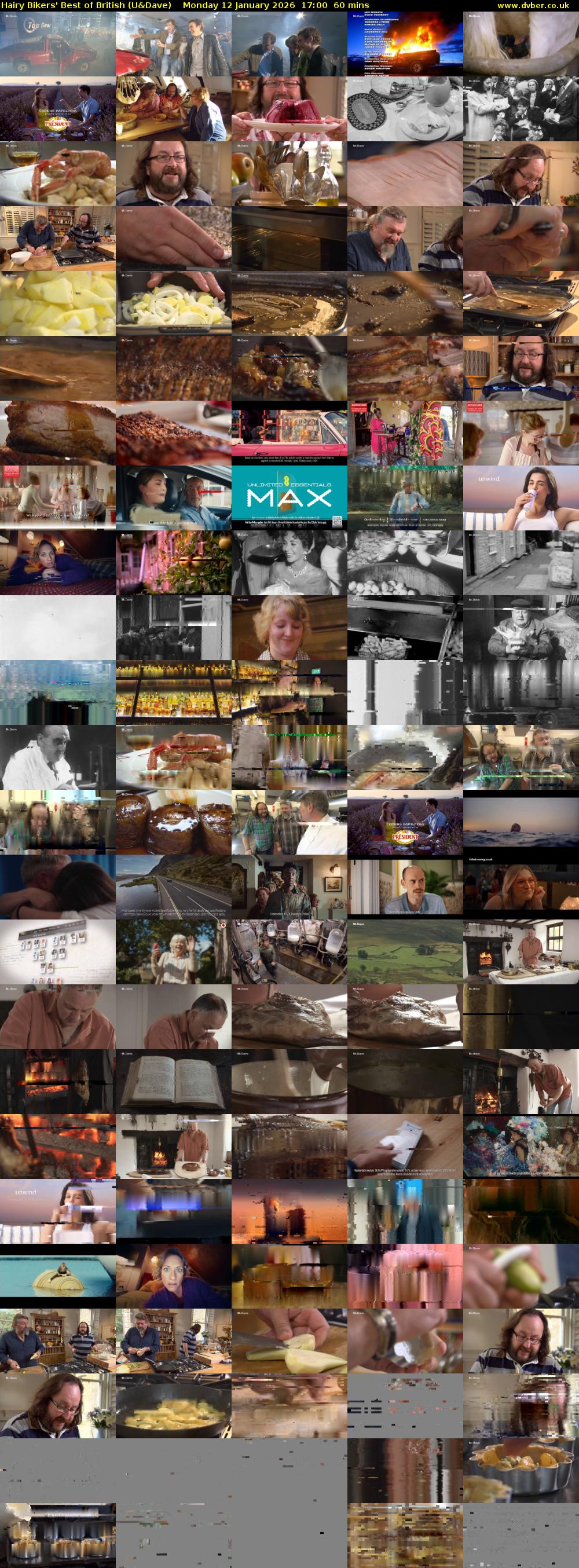 Hairy Bikers' Best of British (U&Dave) Monday 12 January 2026 17:00 - 18:00