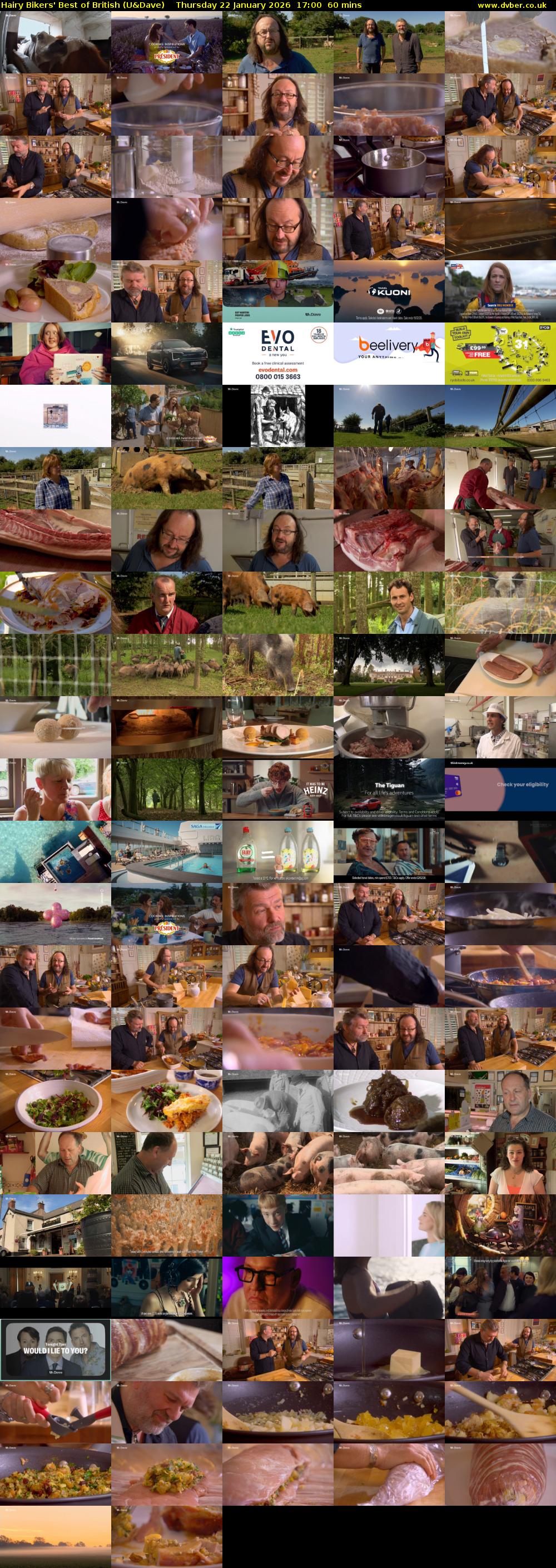 Hairy Bikers' Best of British (U&Dave) Thursday 22 January 2026 17:00 - 18:00