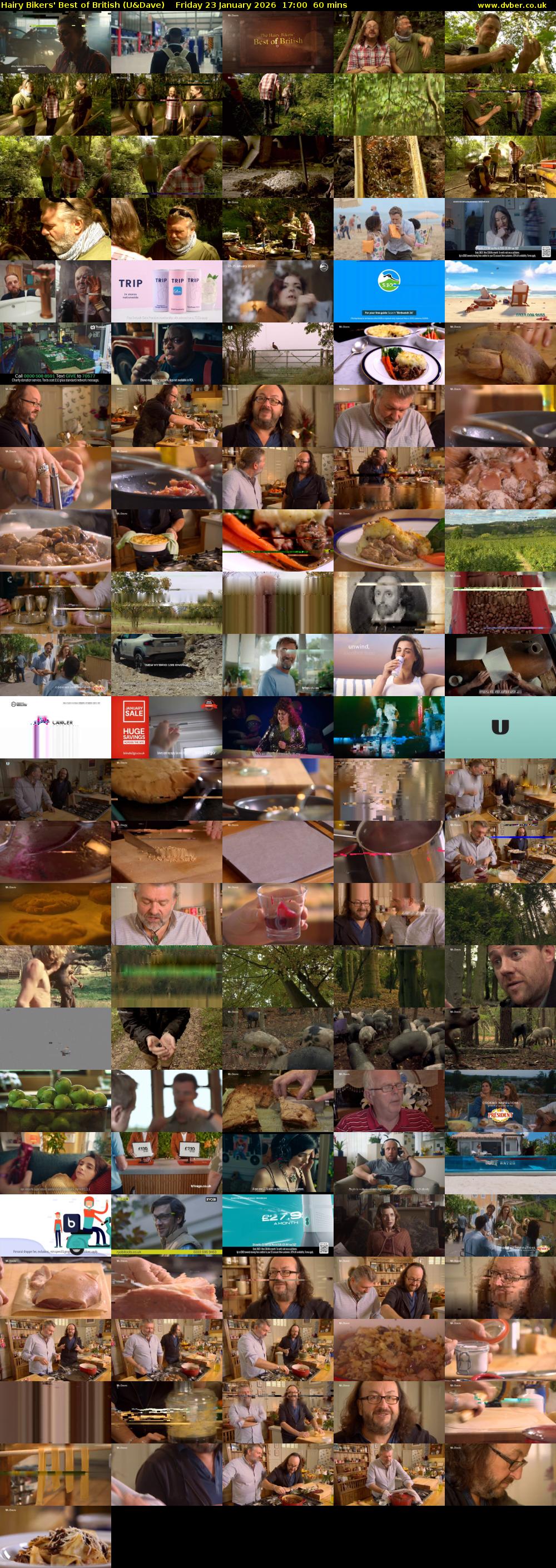 Hairy Bikers' Best of British (U&Dave) Friday 23 January 2026 17:00 - 18:00