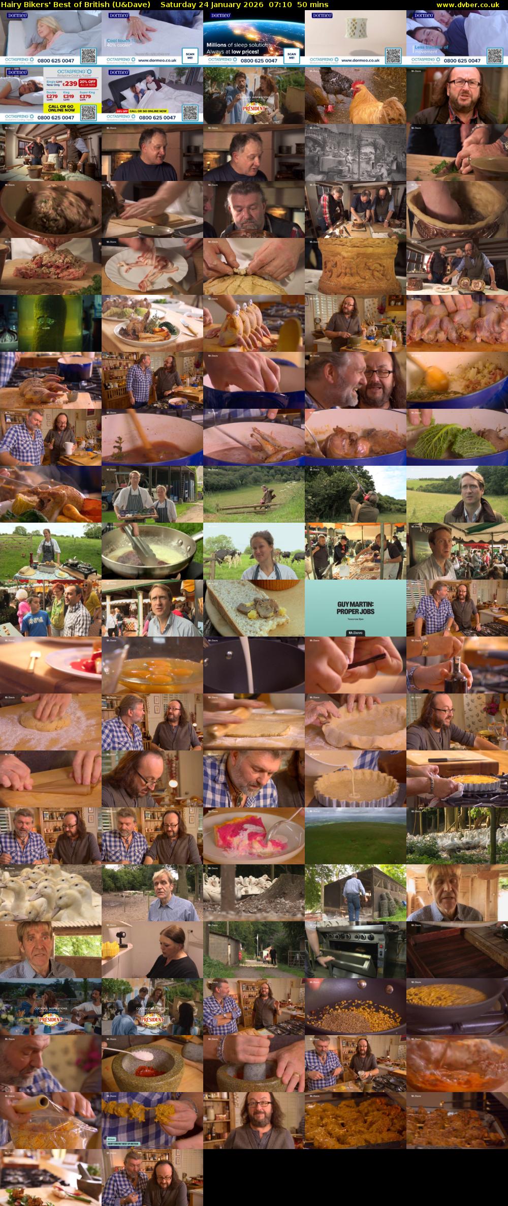 Hairy Bikers' Best of British (U&Dave) Saturday 24 January 2026 07:10 - 08:00