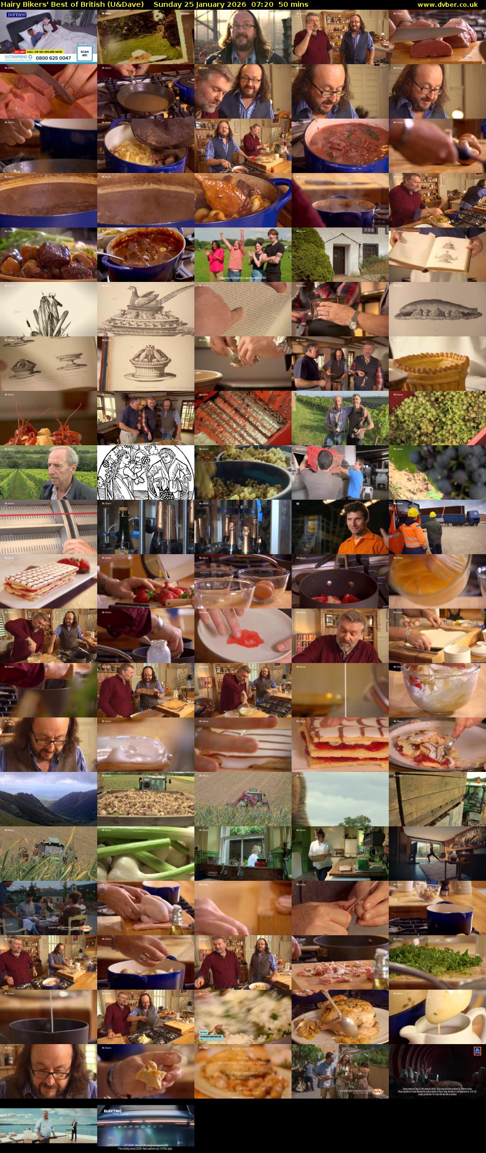 Hairy Bikers' Best of British (U&Dave) Sunday 25 January 2026 07:20 - 08:10