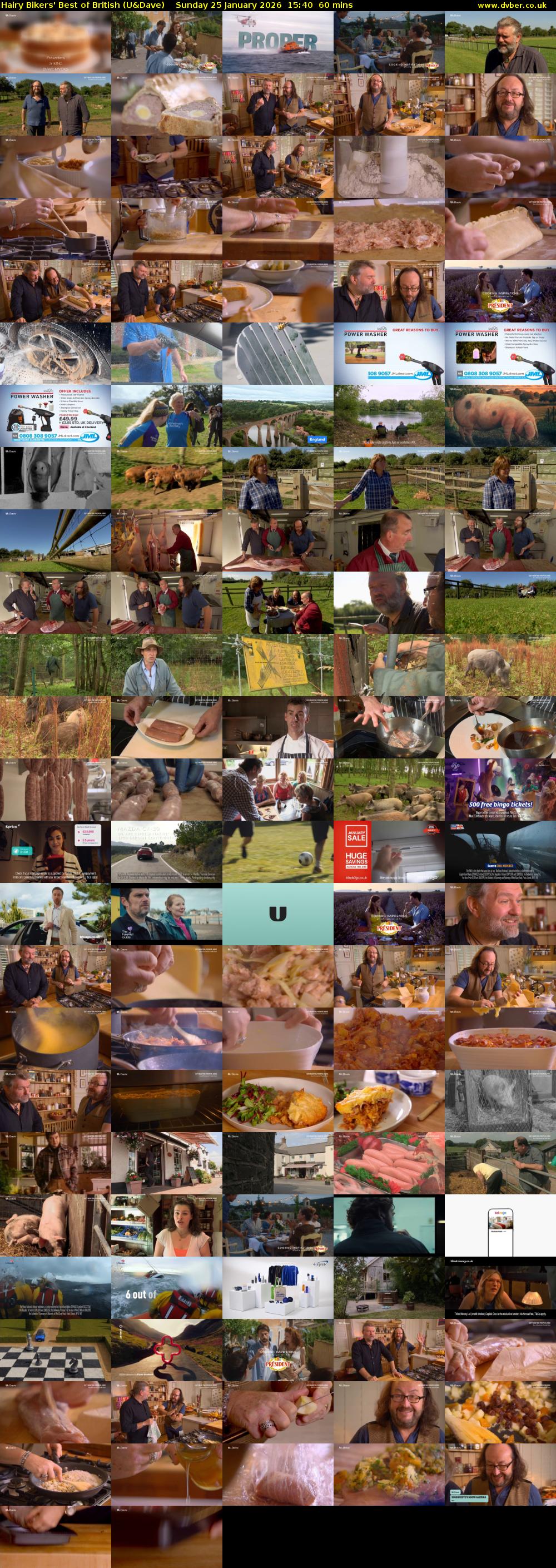 Hairy Bikers' Best of British (U&Dave) Sunday 25 January 2026 15:40 - 16:40