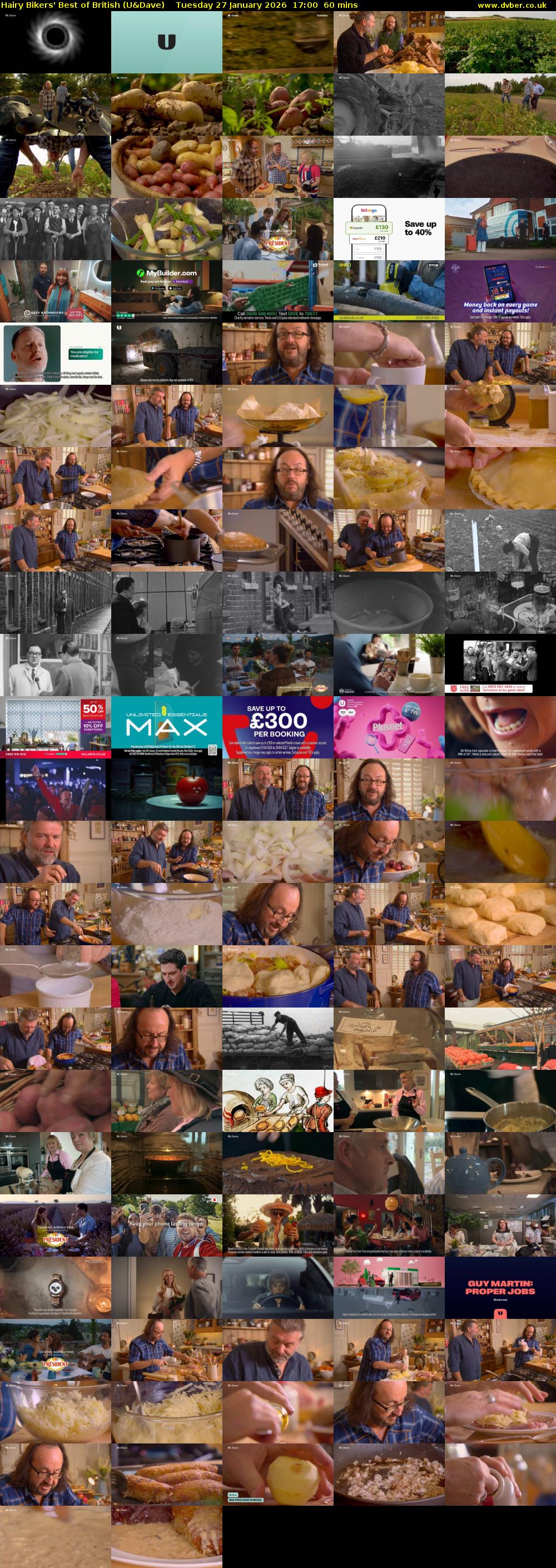 Hairy Bikers' Best of British (U&Dave) Tuesday 27 January 2026 17:00 - 18:00