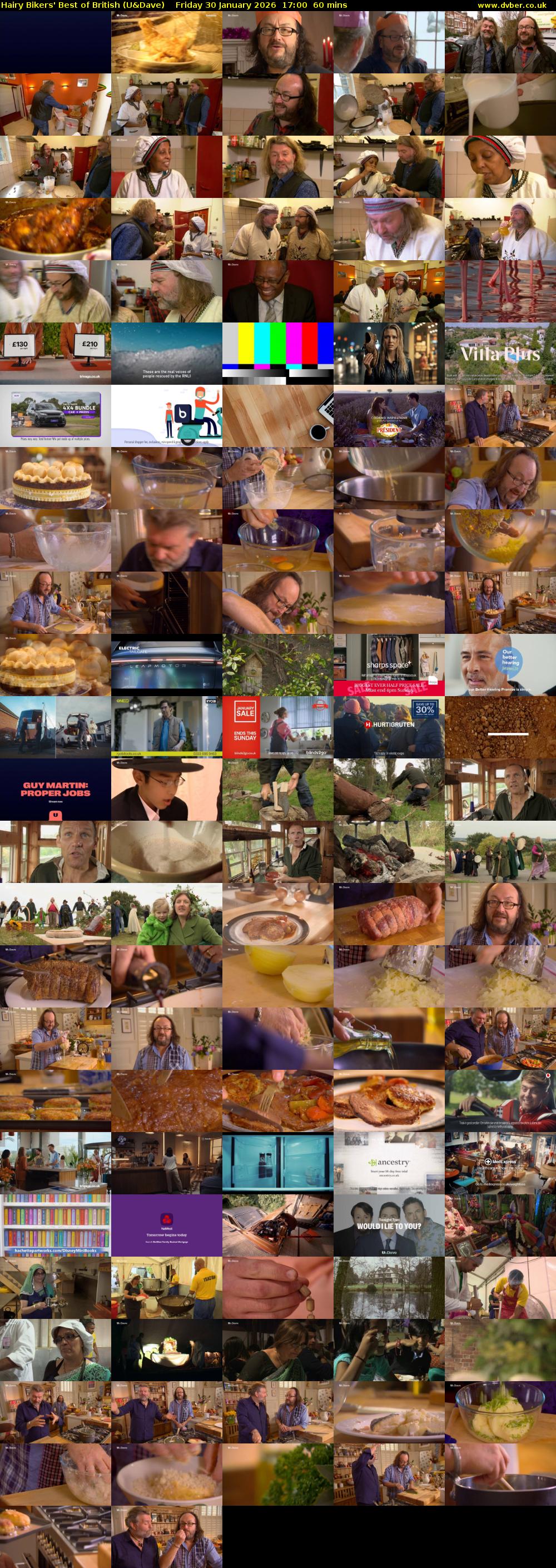 Hairy Bikers' Best of British (U&Dave) Friday 30 January 2026 17:00 - 18:00