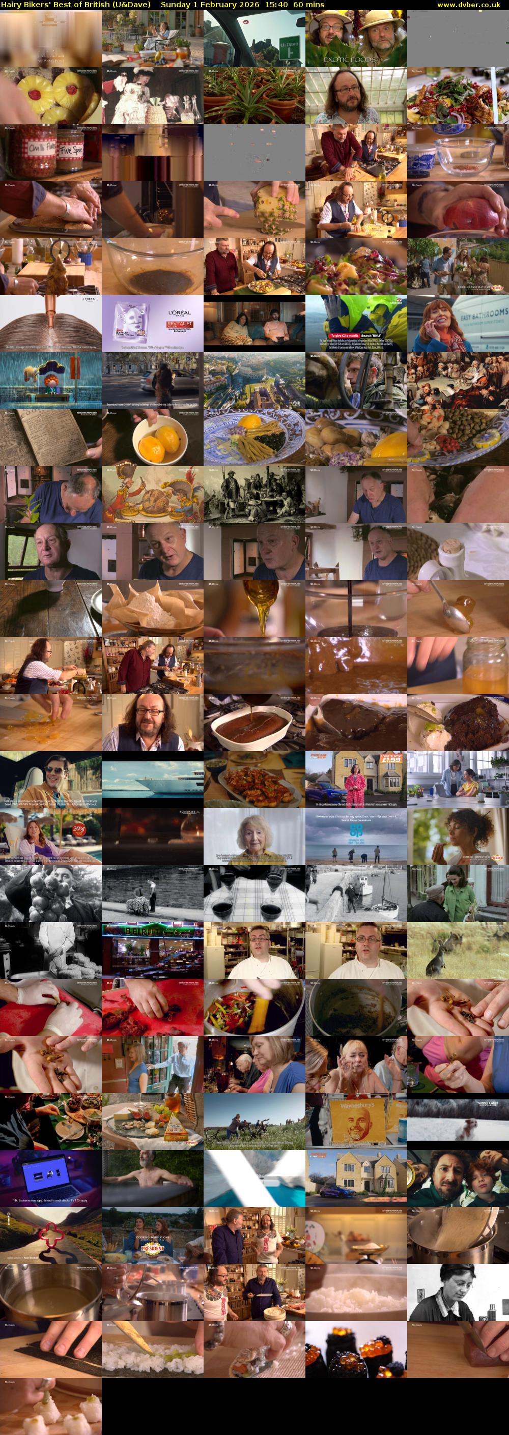 Hairy Bikers' Best of British (U&Dave) Sunday 1 February 2026 15:40 - 16:40