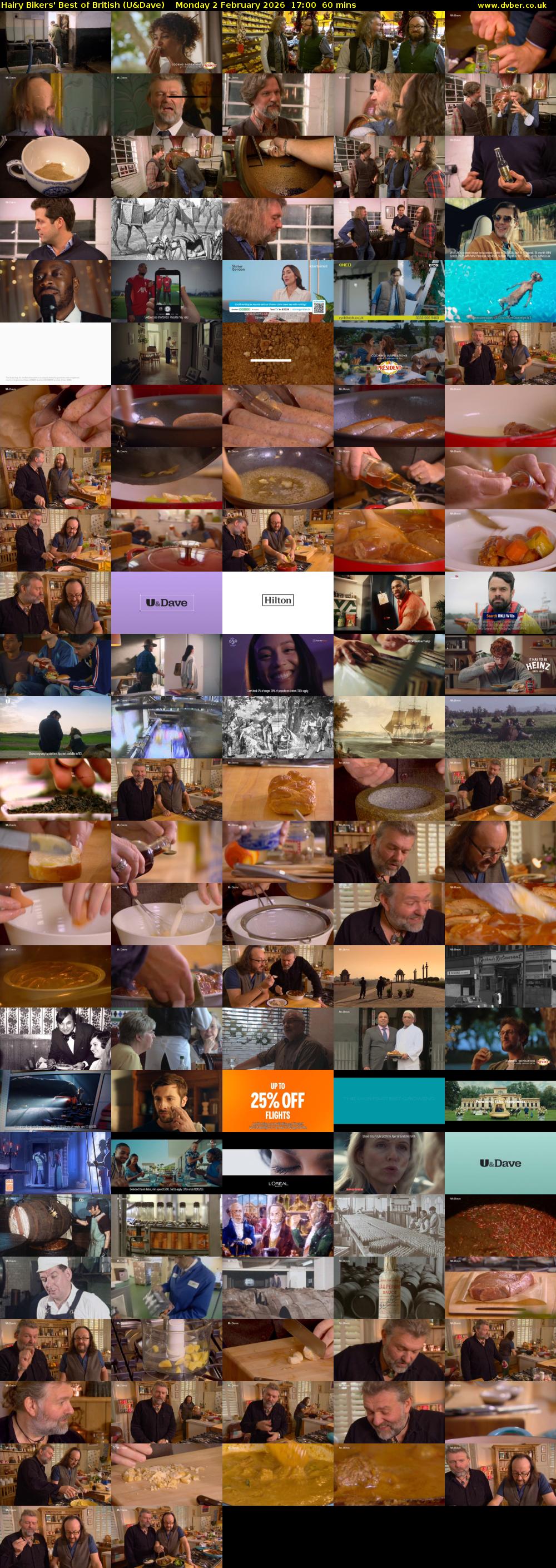 Hairy Bikers' Best of British (U&Dave) Monday 2 February 2026 17:00 - 18:00