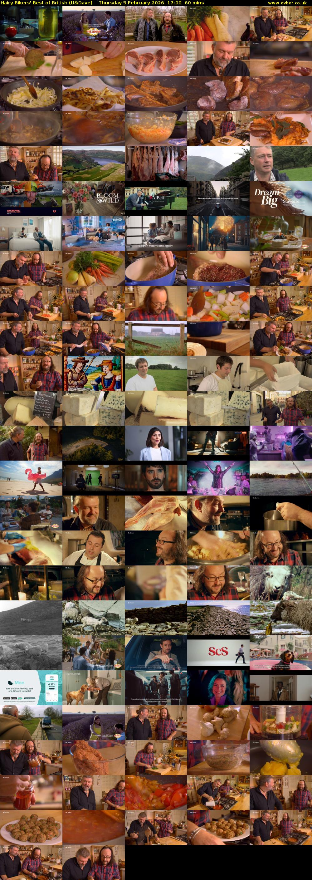 Hairy Bikers' Best of British (U&Dave) Thursday 5 February 2026 17:00 - 18:00