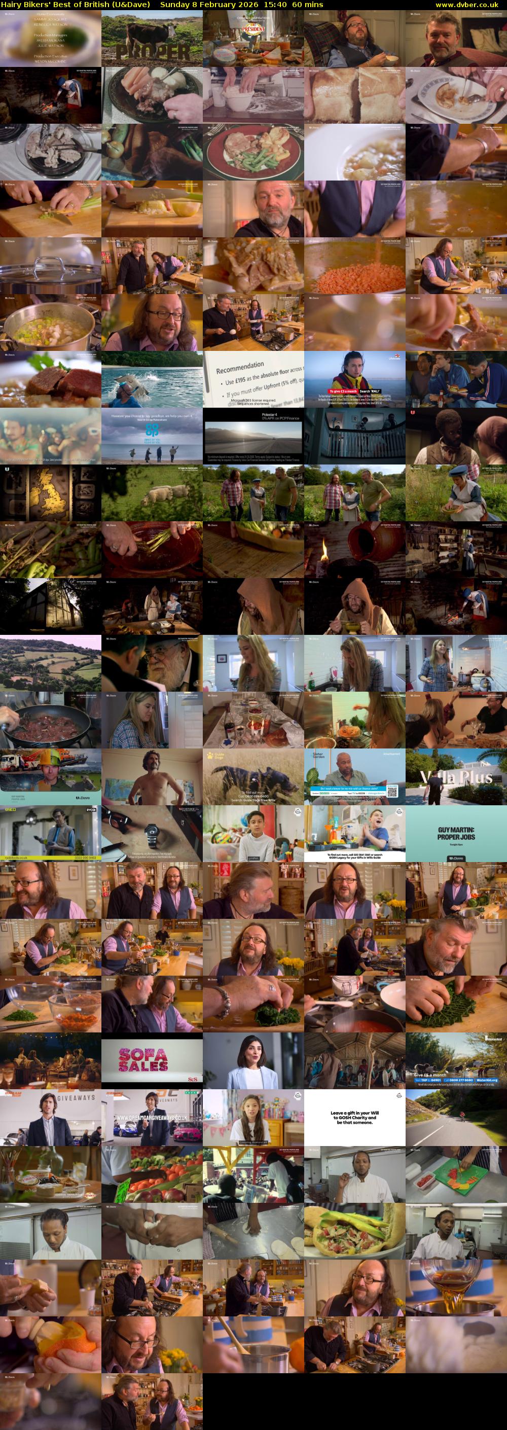Hairy Bikers' Best of British (U&Dave) Sunday 8 February 2026 15:40 - 16:40