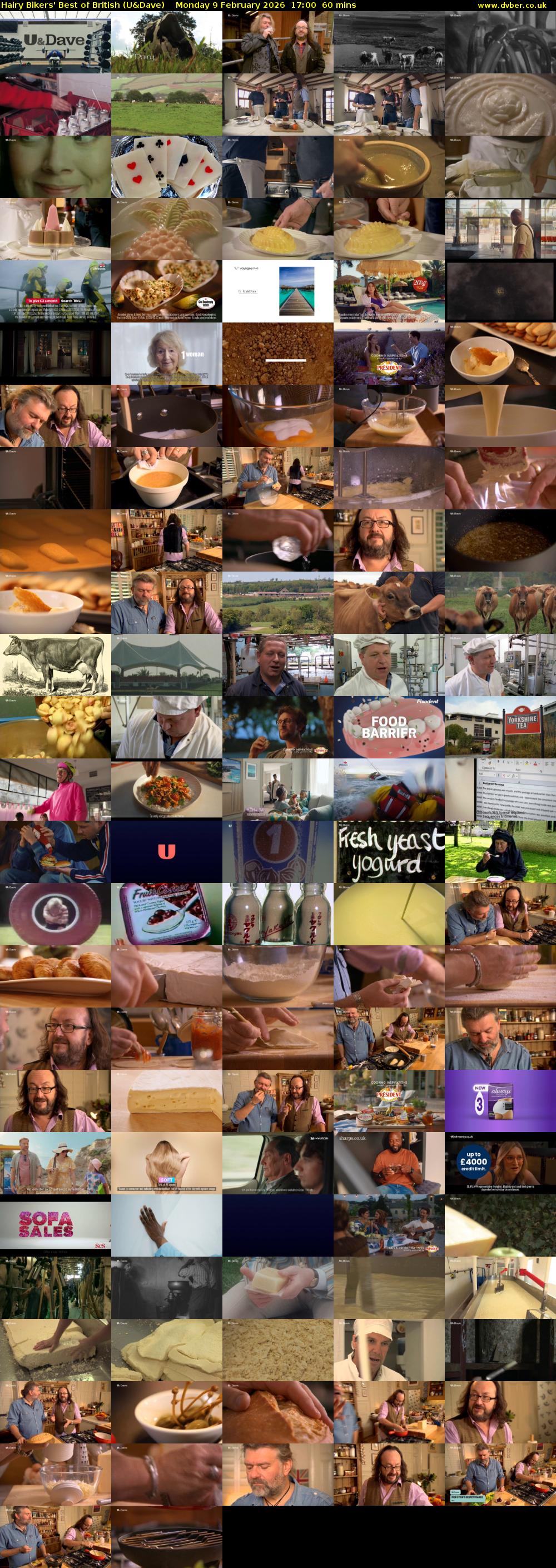 Hairy Bikers' Best of British (U&Dave) Monday 9 February 2026 17:00 - 18:00