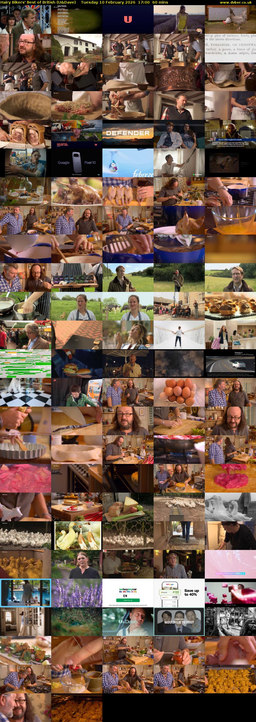 Hairy Bikers' Best of British (U&Dave) Tuesday 10 February 2026 17:00 - 18:00