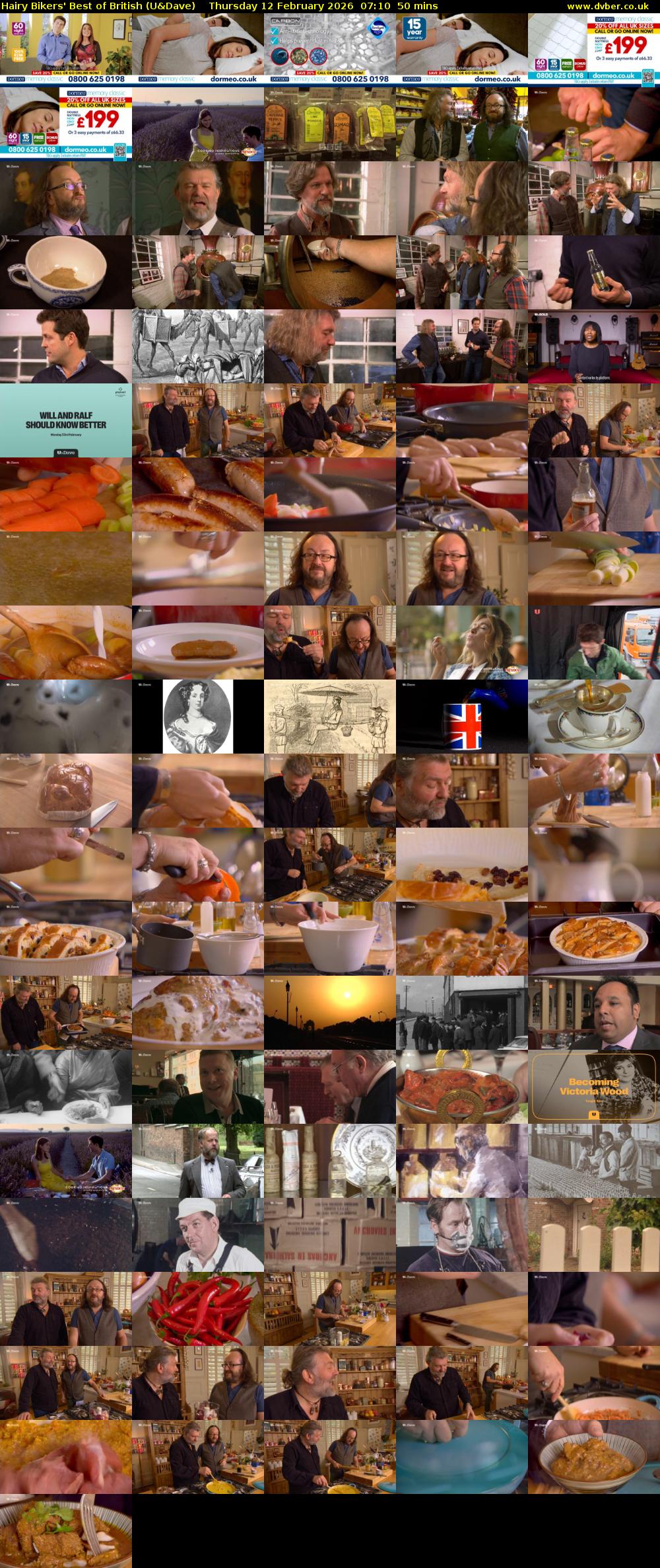 Hairy Bikers' Best of British (U&Dave) Thursday 12 February 2026 07:10 - 08:00